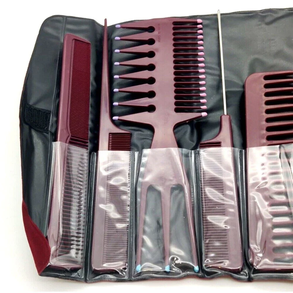MARIANNA 9 piece Professional Hair Styling Comb & Brush  Set  New